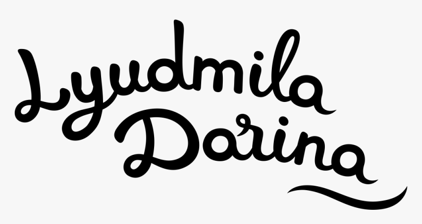 Дарьина Людмила - Calligraphy, HD Png Download