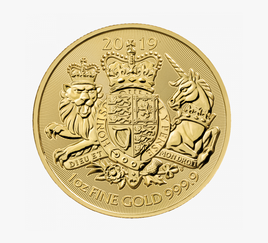 2019 1 Oz Great Britain The Royal Arms Gold Coin - Uk Bullion Gold Coins, HD Png Download