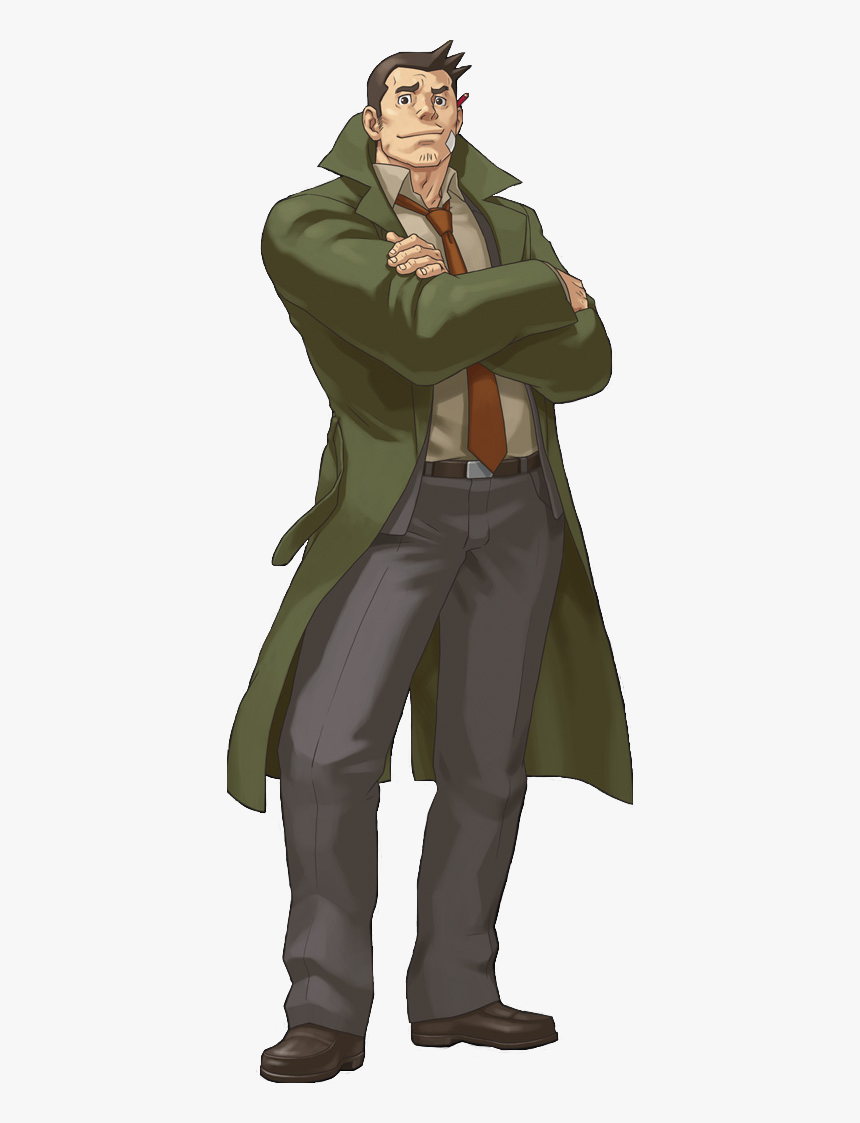 Dick Gumshoe Ace Attorney, HD Png Download