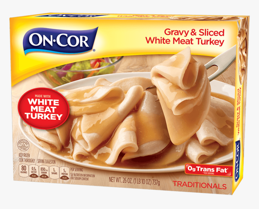 Gravy & Sliced White Meat Turkey - Encore Lasagna, HD Png Download