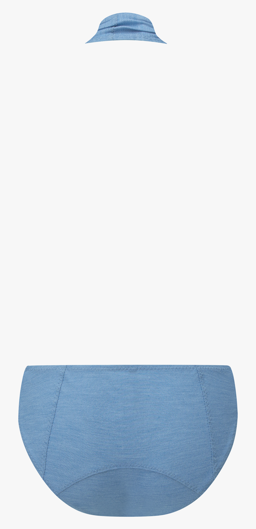 Riri Faded Denim Maillot - Bag, HD Png Download