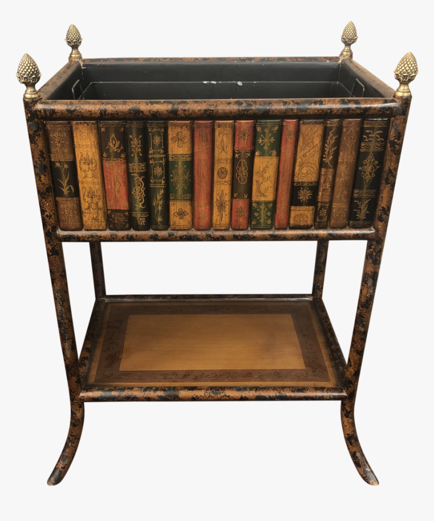 1960s Traditional Metal Book Planter 9534 - Shelf, HD Png Download