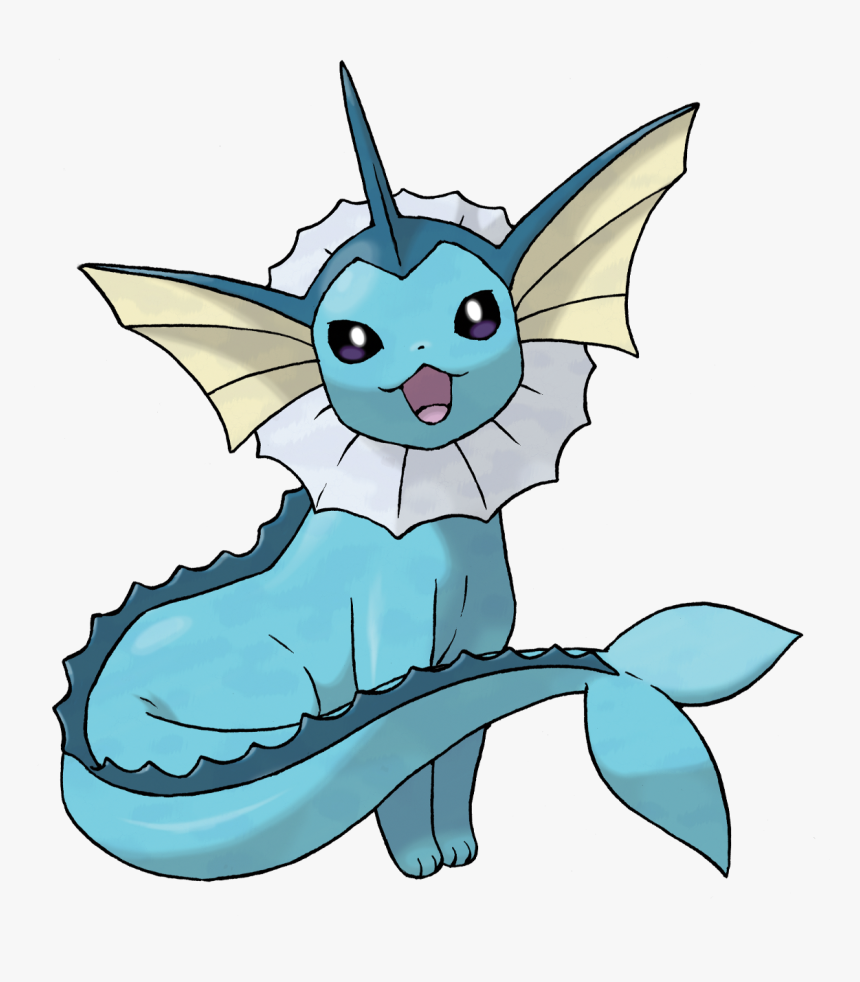 Vaporeon Pokemon Eevee Evolution, HD Png Download