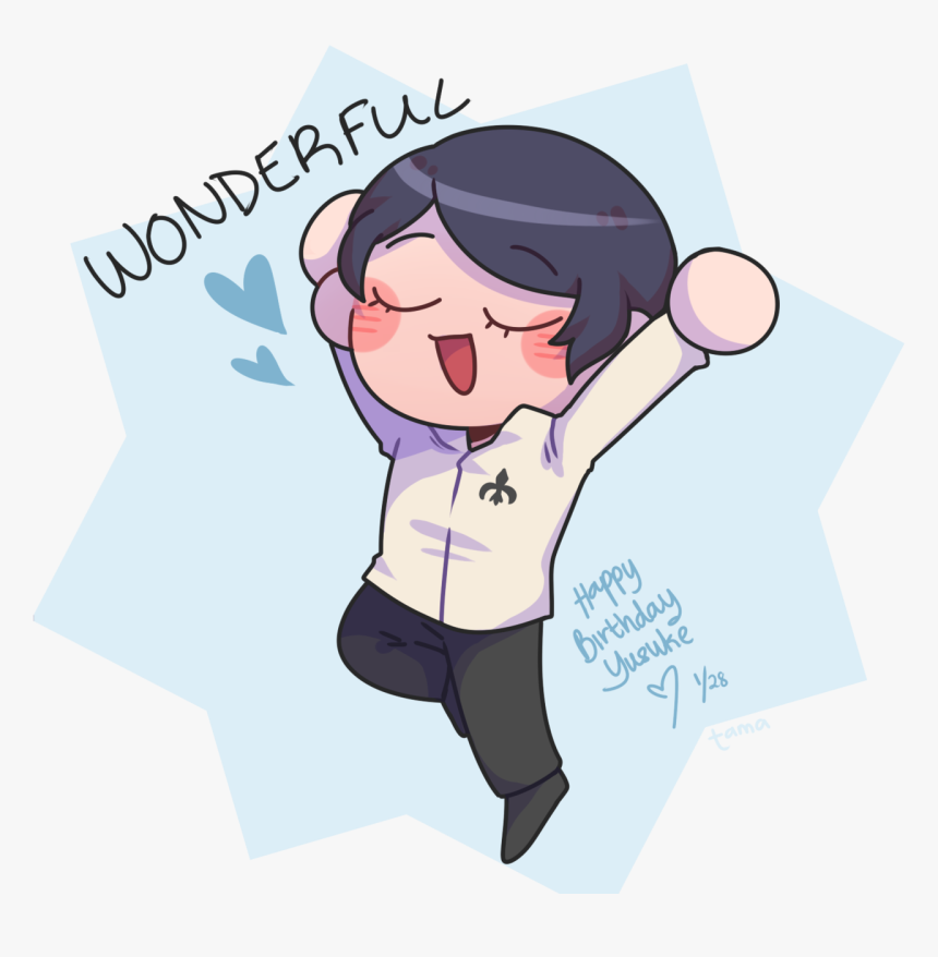 “its A Wonderful Yusuke Day 
” - Cartoon, HD Png Download