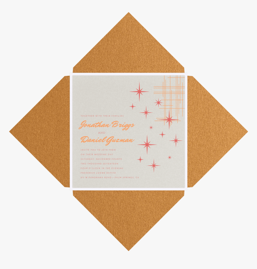 Star Dust Wedding Invitation - بیمه کارآفرین, HD Png Download