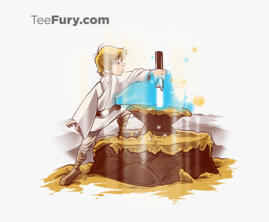 Sword In The Stone Fan Art, HD Png Download