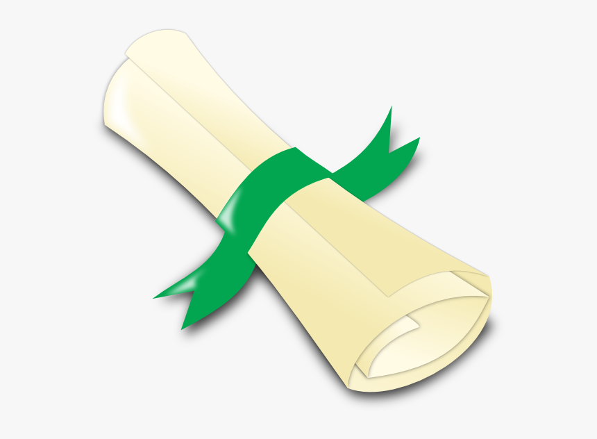 Kelly Green Diploma Svg Clip Arts - Green Diploma Clipart, HD Png Download