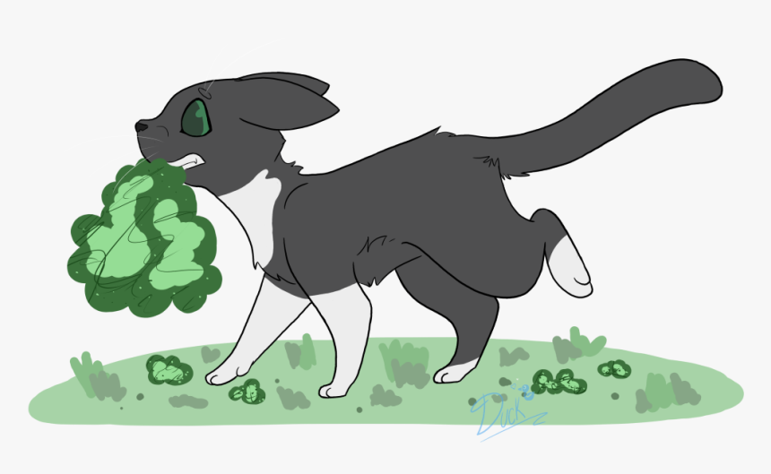 Cartoon Moss Png - Dog Catches Something, Transparent Png