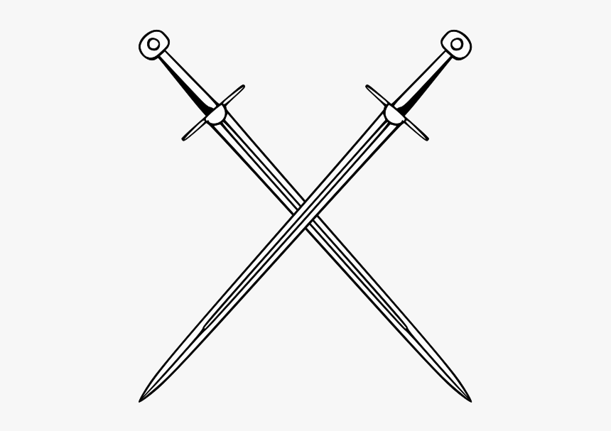 File - Miecze - Svg - Swords Png, Transparent Png
