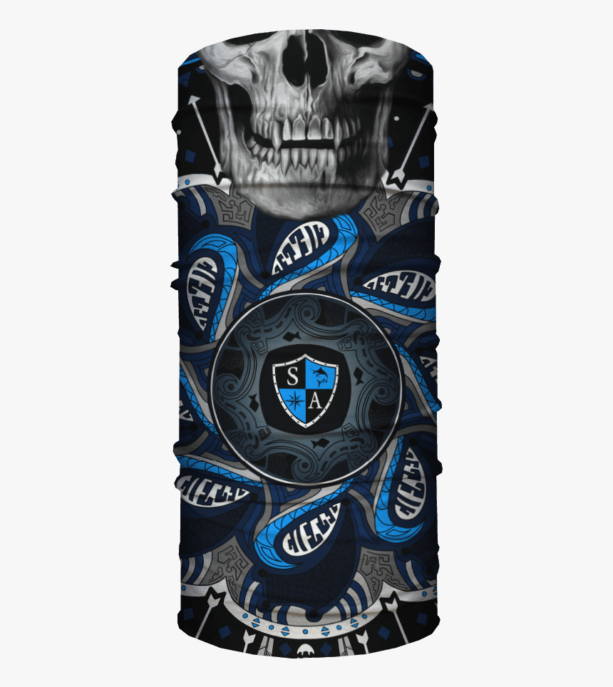 Tapestry Skull - Sa Co Face Shield Blackout Forest Camo Skull, HD Png Download