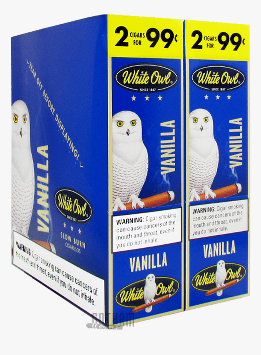 White Owl Cigarillos Vanilla Box - White Owl Sweets, HD Png Download