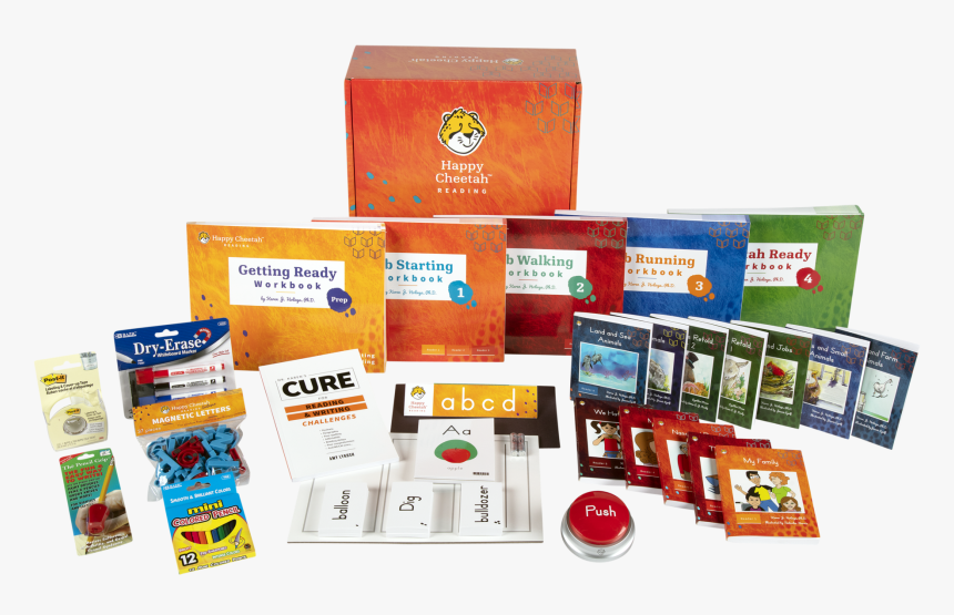 The Complete Happy Cheetah Reading System 

 
 Data - Educational Toy, HD Png Download