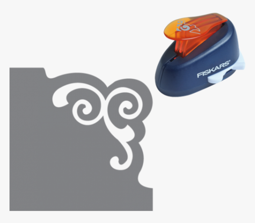 Transparent Corner Scroll Png - Hole Punch, Png Download