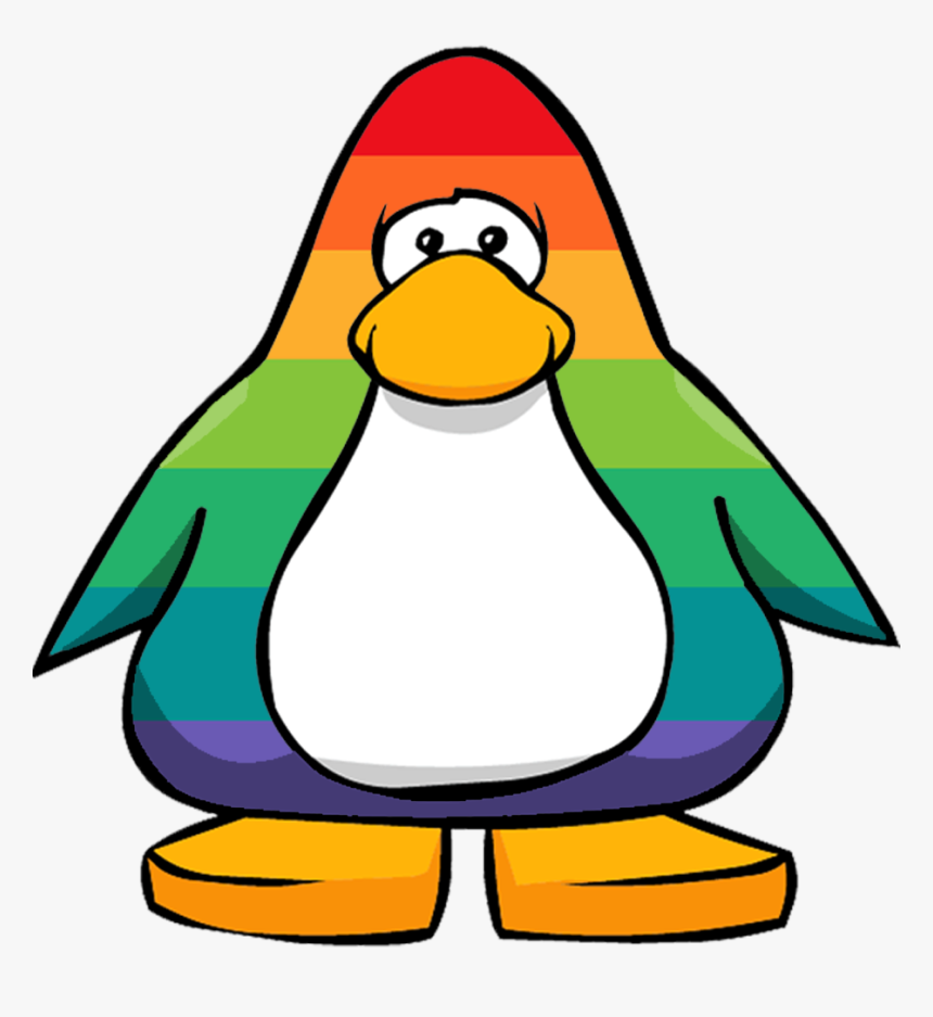 Arco Íris - Club Penguin Penguin Transparent, HD Png Download