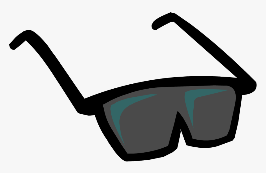 Gafas De Sol Negras - Club Penguin Sunglasses, HD Png Download