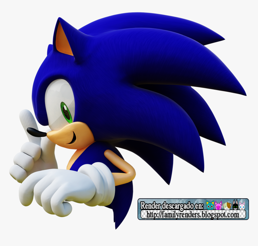 Png-sonic - Cartoon, Transparent Png