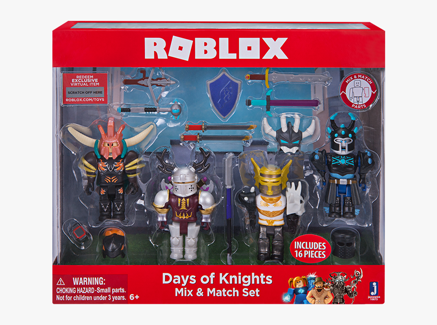 Σετ Φιγούρες Roblox Με Αξεσουάρ Σειρά 3/4 - Roblox Days Of Knights, HD Png Download