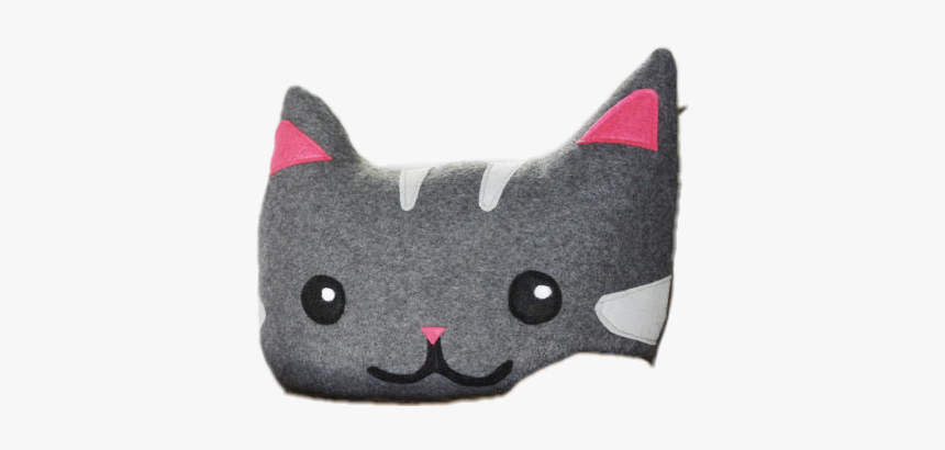 #almohada #cat #gato - Black Cat, HD Png Download