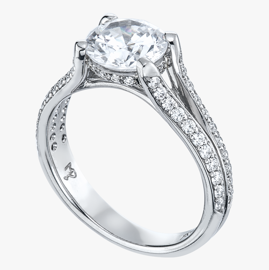 Platinum Engagement Ring - Pre-engagement Ring, HD Png Download
