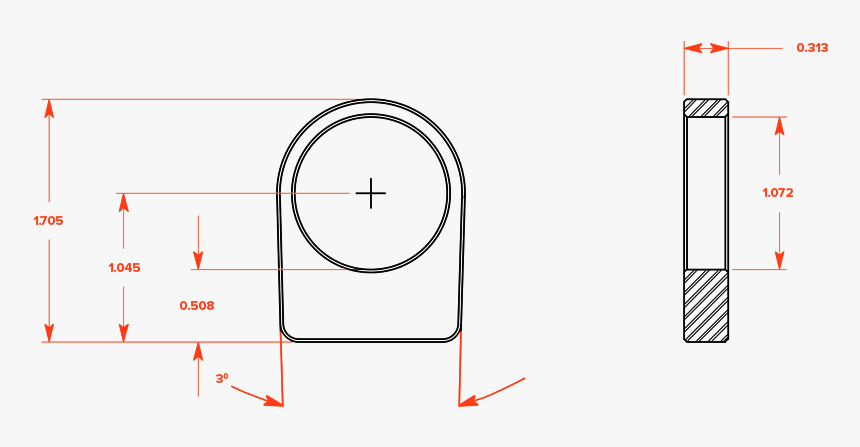 Badger Ordnance Recoil Lug, HD Png Download