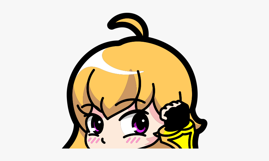 Teeth Clip Window - Rwby Window Peeker, HD Png Download