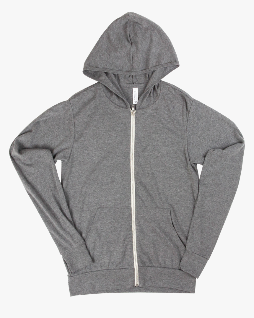 Grey Triblend Canvas - Hoodie, HD Png Download