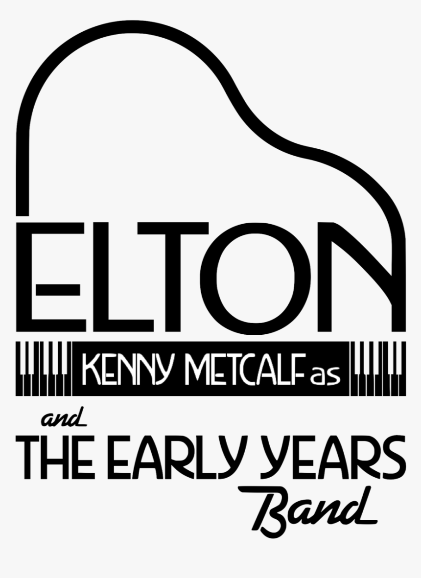 Kenny Metcalf As Elton The Early Years - Graphic Design, HD Png Download