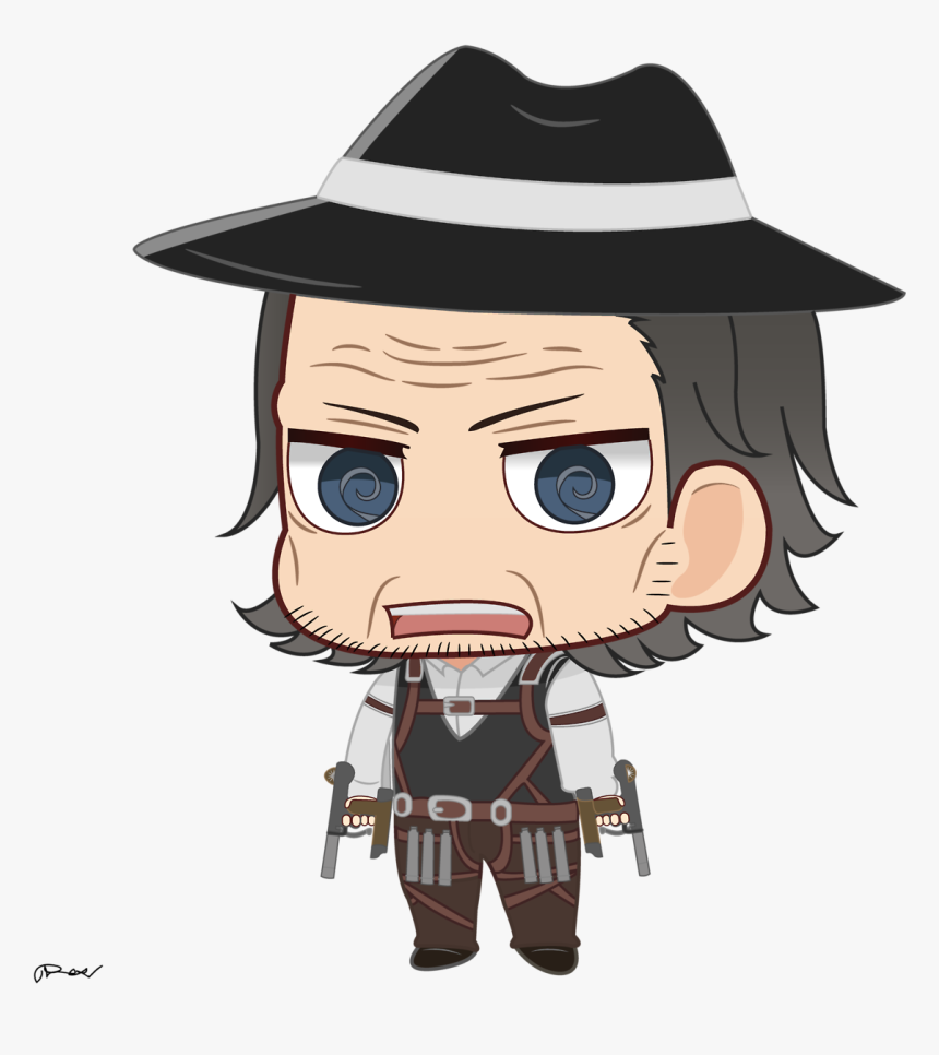 “the Law S Here To Shoot Down The Bad Guys ” - Attack On Titan Kenny Chibi, HD Png Download