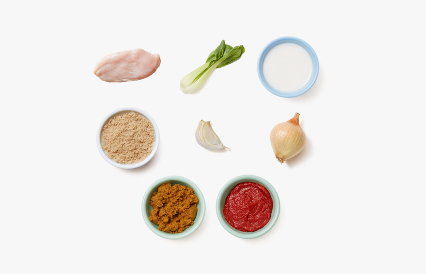 Chicken & Coconut Curry Over Brown Rice - Garlic, HD Png Download