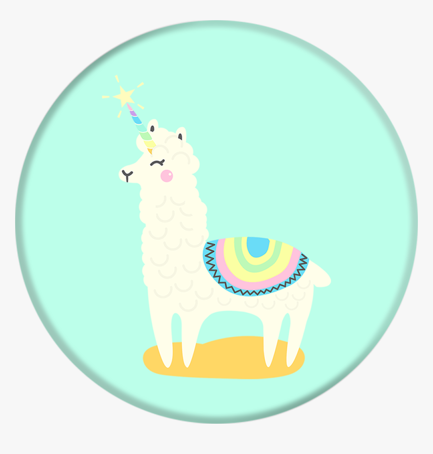 Llama Unicorn Popsocket, HD Png Download