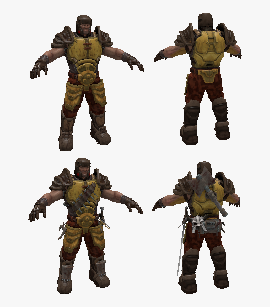 Gladiator V2 - - Quake Champions Ranger Gladiator, HD Png Download
