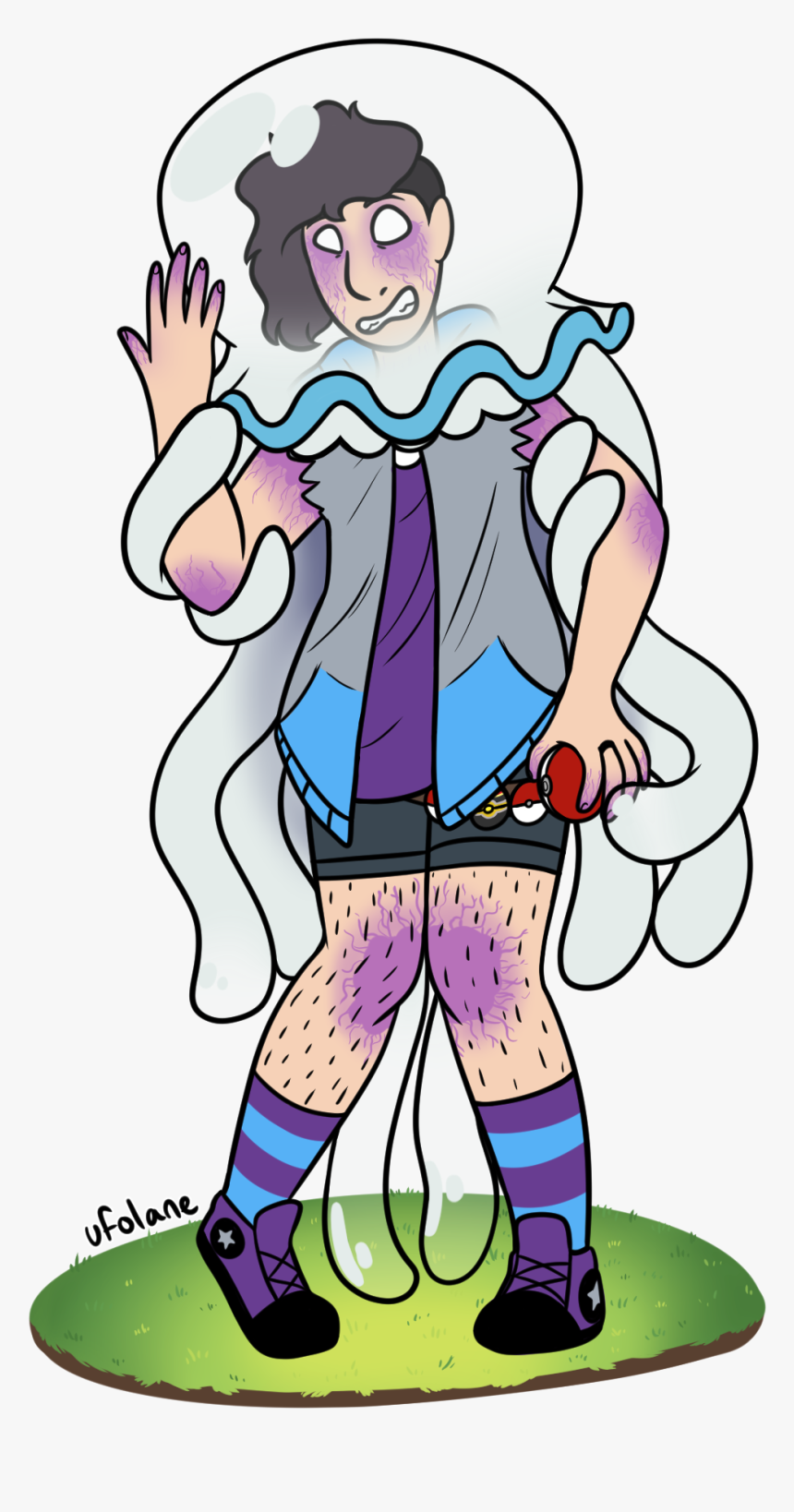 “it’s Nihilego, Whispering About You - Cartoon, HD Png Download