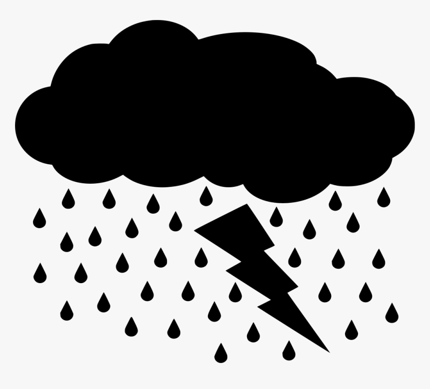 Thunder And Lightning Clipart, HD Png Download