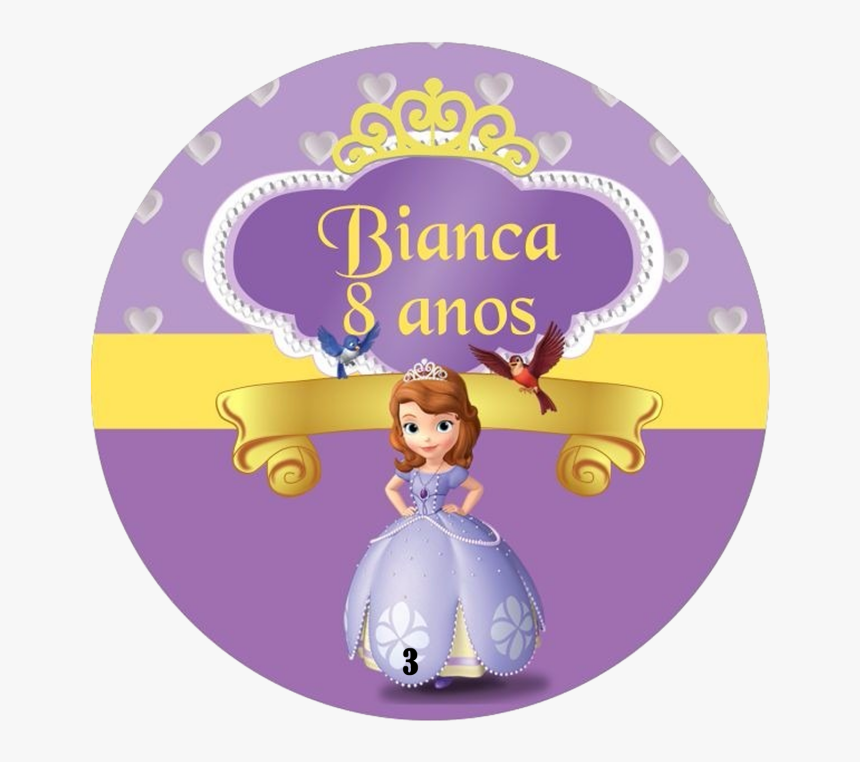 50 Adesivos Personalizados Princesinha Sofia - Masha Y El Oso, HD Png Download