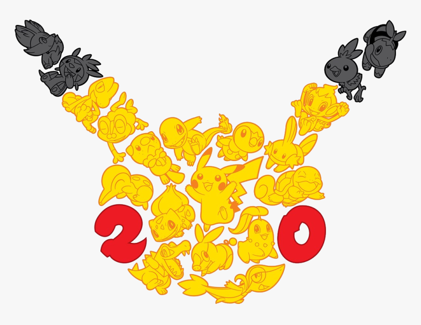 Pokemon 20th Anniversary, HD Png Download