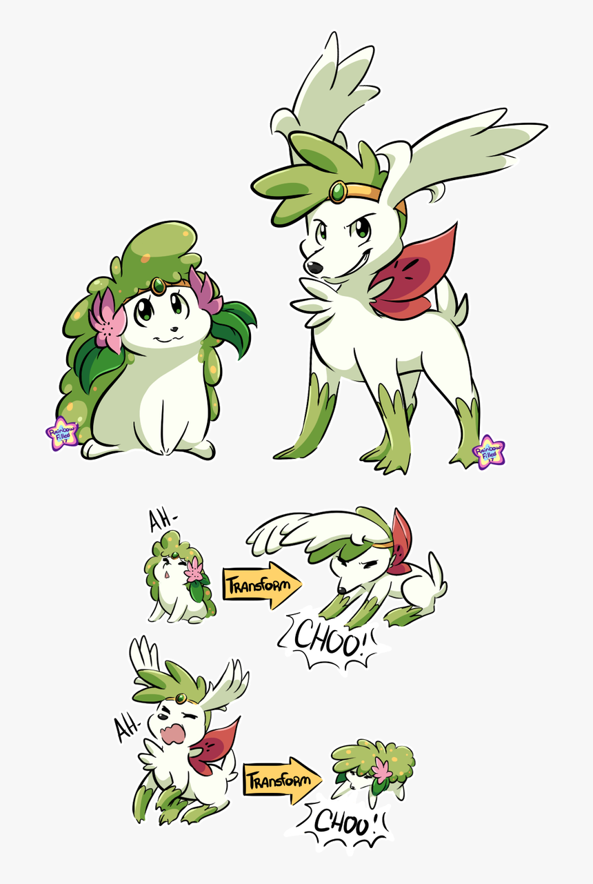 Shaymin Transformation, HD Png Download