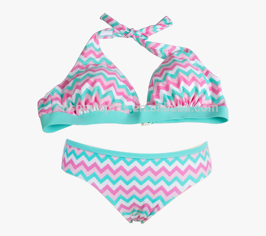 Custom Wholesale Young Girl Models Neoprene Swim Suit - Textile, HD Png Download