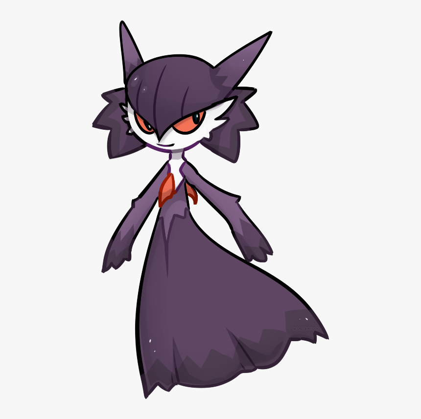 Gengar Gardevoir Custom Fusion For @patheticnyas ♥
tysm - Cartoon, HD Png Download