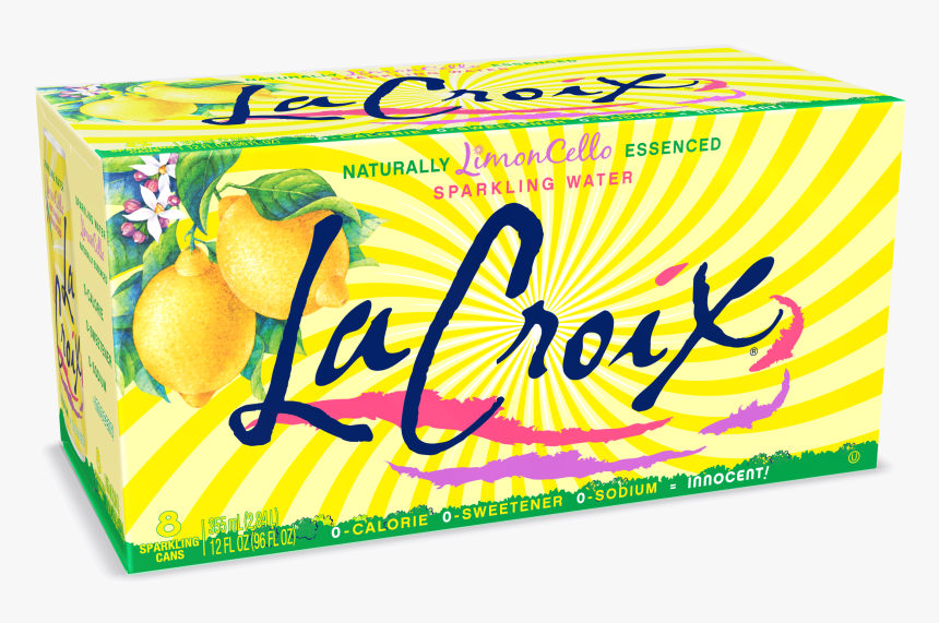 A Box Of Limoncello La Croix - Lacroix Sparkling Water, HD Png Download