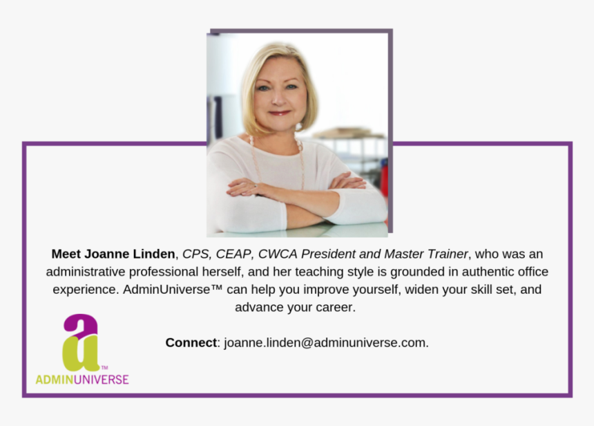 Meet Joanne Linden, Cps, Ceap, Cwca President And Master - Girl, HD Png Download