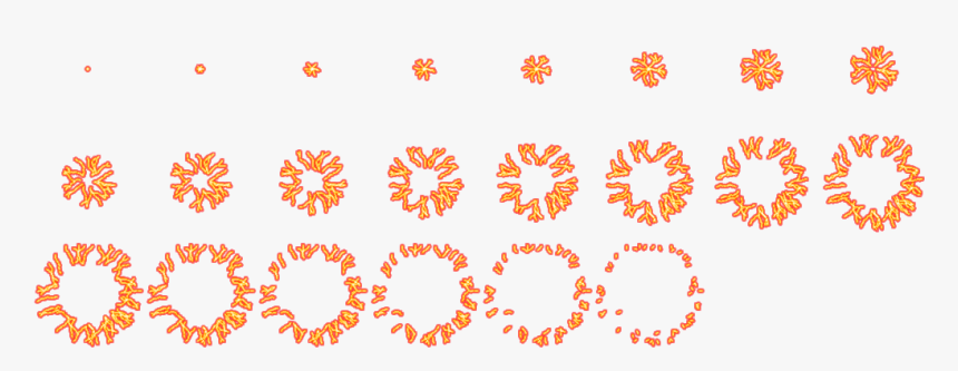 Snowflake Explosion - Circle, HD Png Download