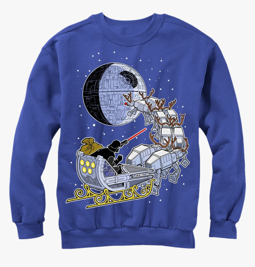 Star Wars Darth Vader Sleigh Christmas Sweater - Darth Vader Santa Sleigh, HD Png Download
