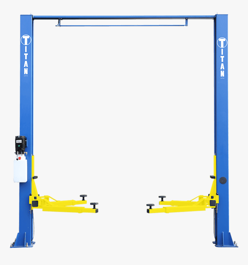 Titan Lifts Hd2p 9000ac 2 Post Lift - Titan 2-post Lift, HD Png Download
