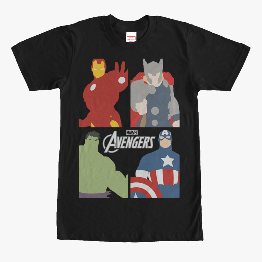 Avengers Portraits Marvel Comics T-shirt - Supreme Bart Simpson Shirt, HD Png Download