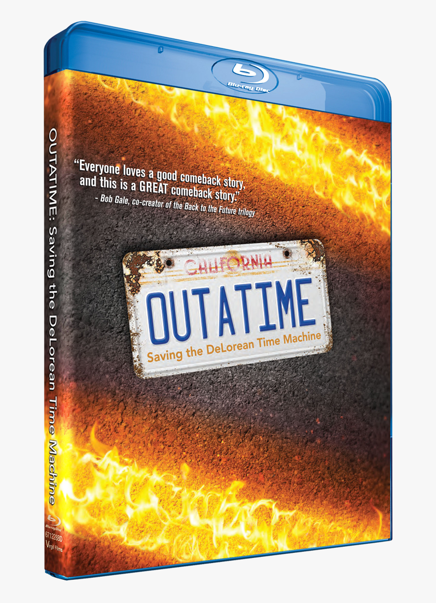 Outatime Saving The Delorean Time Machine Dvd, HD Png Download