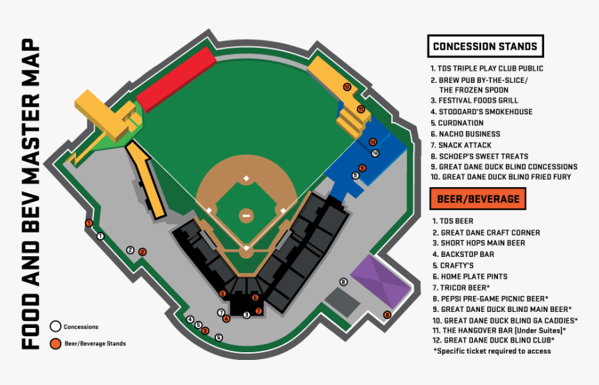 Baseball Stadium Concession Number, HD Png Download