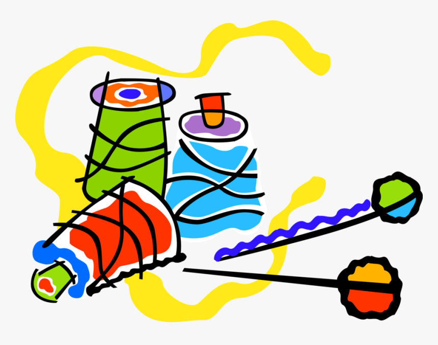 Needle Clipart Spool - Технологическая Последовательность Вышивки Крестом, HD Png Download
