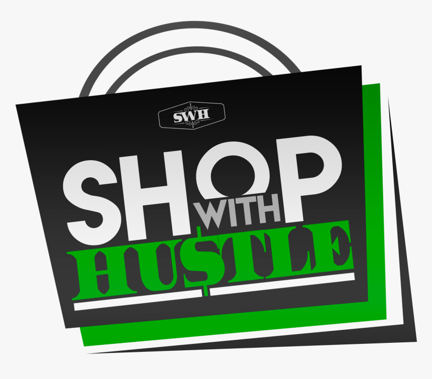 Shop With Hustle - Paper Bag, HD Png Download