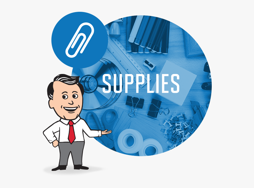 Office Supplies - Cartoon, HD Png Download