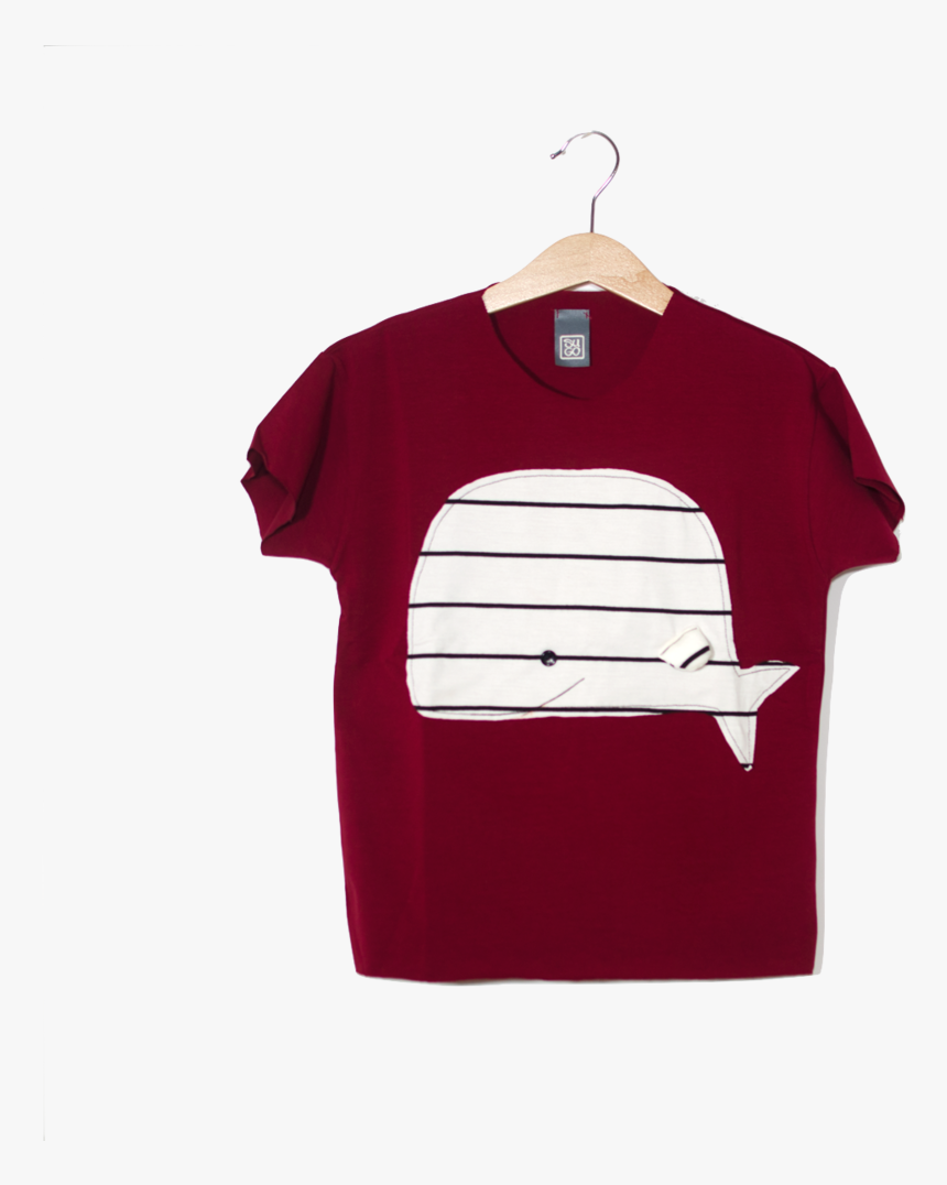 T Shirt Rossa Balena Bimbo, HD Png Download